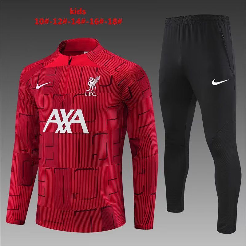 Kids Liverpool 23/24 Tracksuit - Red